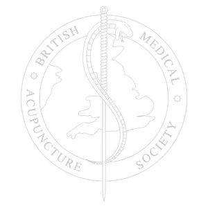 British Medical Acupuncture Society logo white